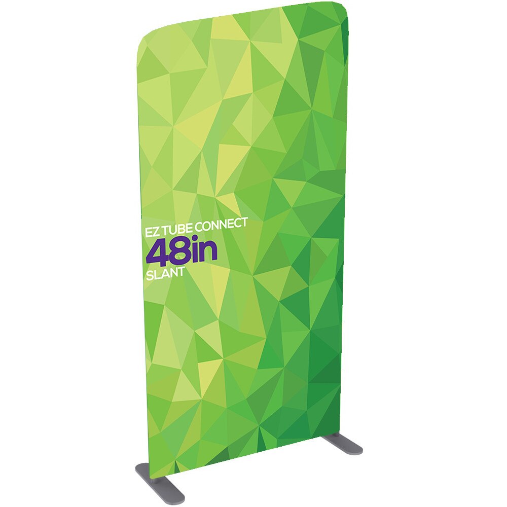 4 ft. EZ Tube® Connect Slanted Top  Right — Double Sided Graphic Package